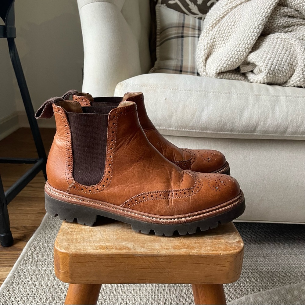 Grenson Leather Chelsea Boots